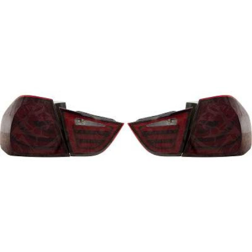 Kit de feux arrières teinté rouge BMW Série 3 (E90, E91) de 09 à 12