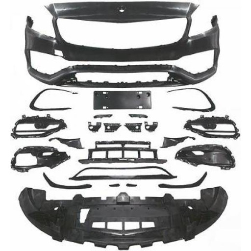 Pare-chocs avant pour Mercedes Classe A (W176) – Look Sport A45 (2012-2018)