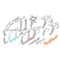 Bas De Caisse Droit 5 Portes Rxh PSA 508 01/15-> ORIGINAL => 1607251080