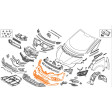 Pare-chocs avant Renault Scénic IV / Grand Scénic IV (2016→) – OEM 620223450R, radars PDC, lave-phares, sans angle mort