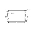 Radiateur refroidissement du moteur 670 x 446 x 36 - OEM : 1475845080 = 1301NC
