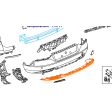 Déflecteur arrière argent YP00036080 – Opel Grandland X 2017-2024 (pièce d’origine)