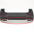 Déflecteur arrière argent YP00036080 – Opel Grandland X 2017-2024 (pièce d’origine)