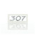 Logo hayon arrière PEUGEOT 307 04/01 => 00008665C1 = 8665C1