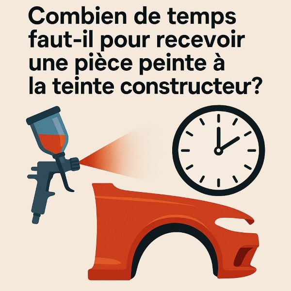 délai mise en peinture piecesautoservices
